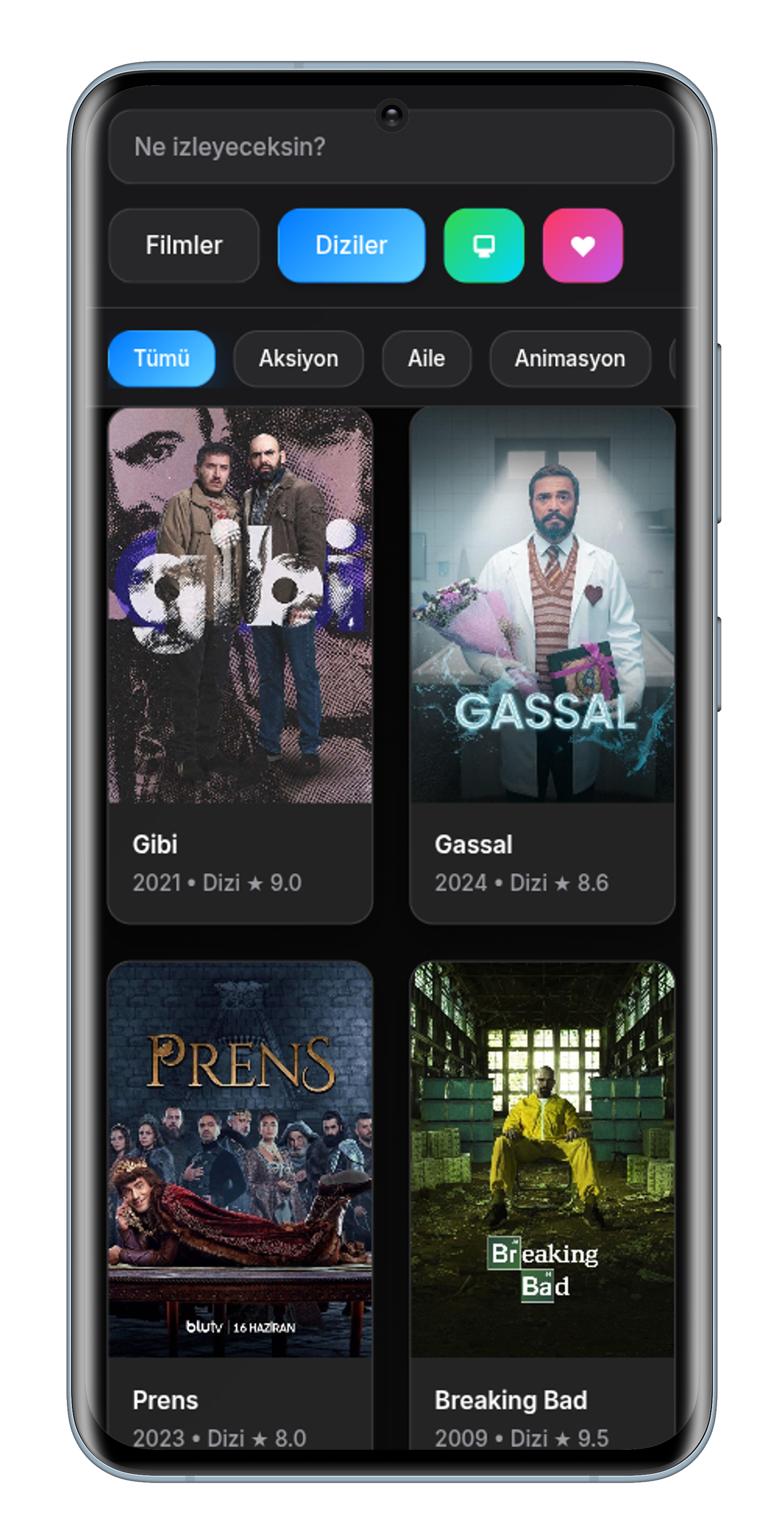 Gel İzle App Mockup